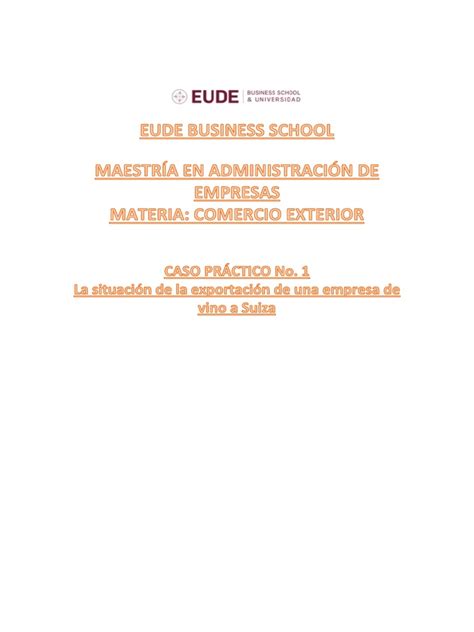 Subject Caso Practico Comercio Exterior Going Viral