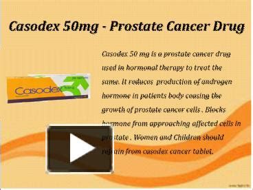 casodex side effects prostate cancer