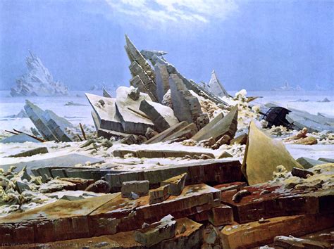 caspar david friedrich la mer de glace 1824