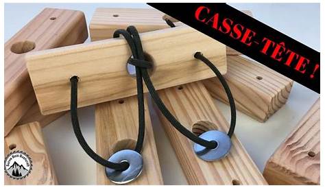 Casse Tete Bois Fait Maison Puzzle Joint Assemblage Pinteres