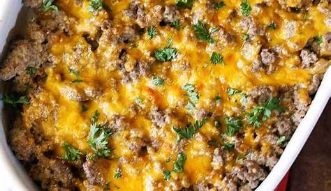 Casseroles With Ground Beef Cheesy And Rice Casserole Oh Sweet Basil Recipe Dinner Recipes Easy Easy Casserole Recipes