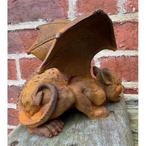 Cast Iron Gargoyle Statues