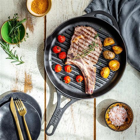 Cast Iron Induction Griddle Pan