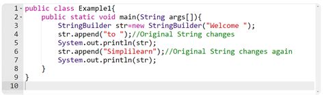 cast string to stringbuilder java