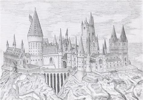 castello di hogwarts disegno