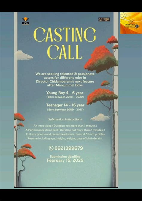 casting call 20