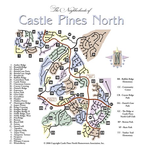 Castle Pines Zip Code Map