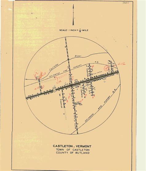 Castleton Vermont Tax Map