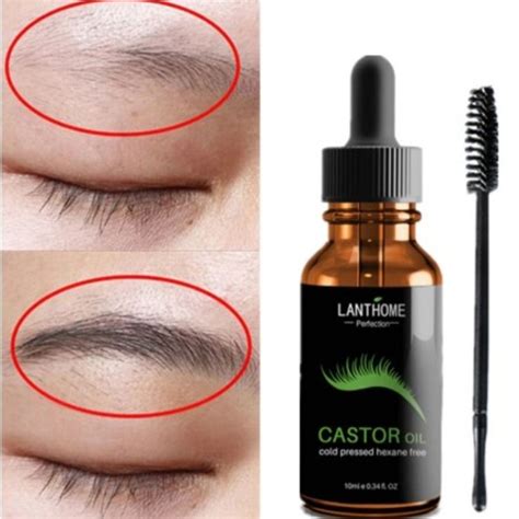 castor oil grow eyebrows