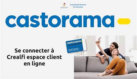 Espace client carte Castorama Crealfi