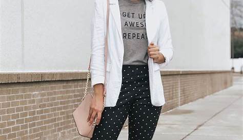 Casual Comfy Work Outfits And Inspiration With Flats