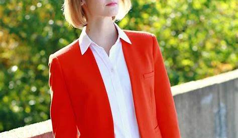 Casual Red Outfit Ideas Jacket Fashion Blazer