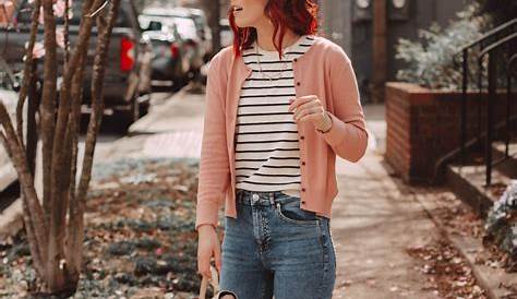 Casual Straight Leg Jeans Outfit Spring