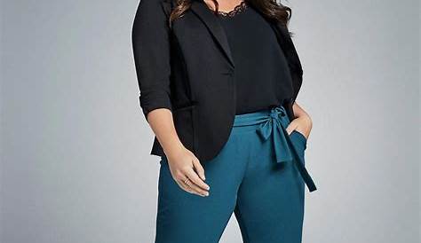 45 Catchy Work Outfit Ideas for Plus Size Women