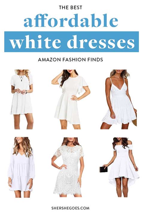 Casual Amazon White Dresses
