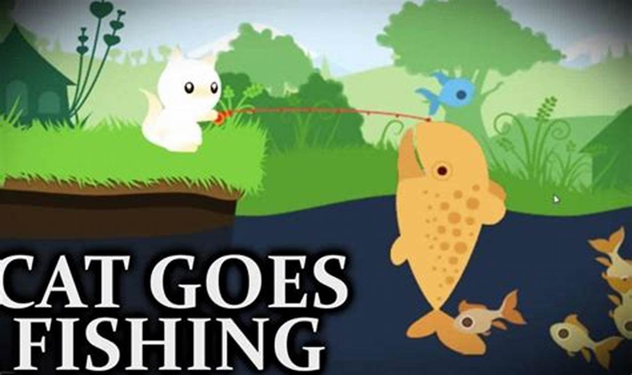 cat goes fishing free download