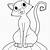 cat halloween coloring page