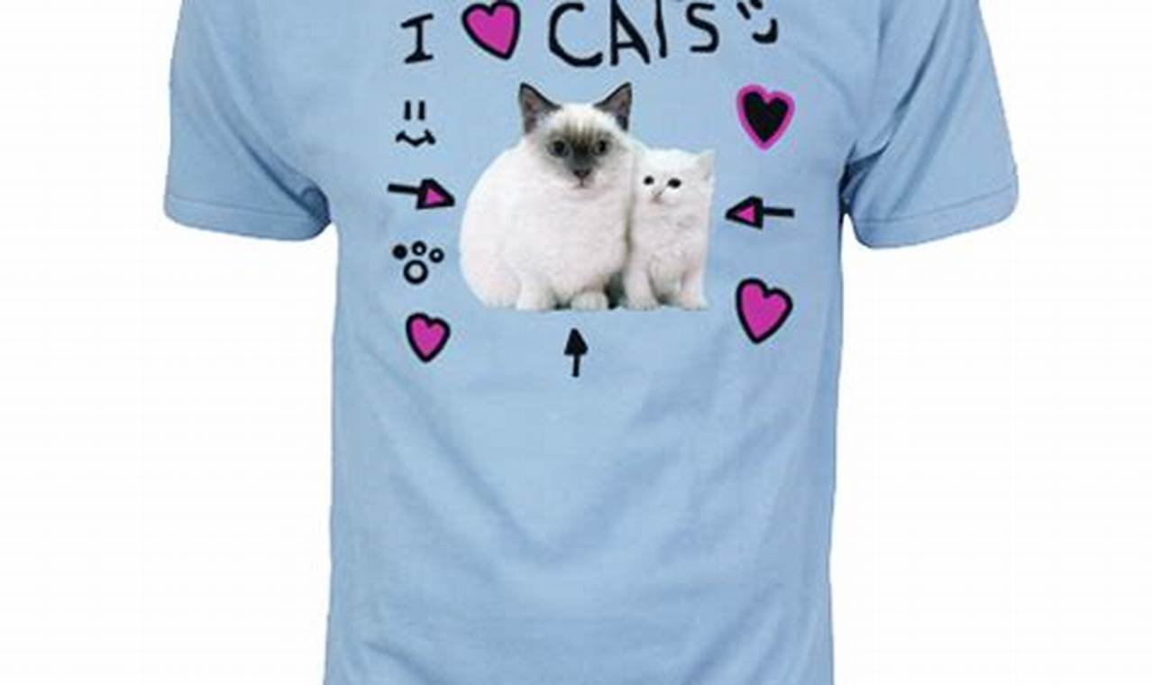 cat love t shirt