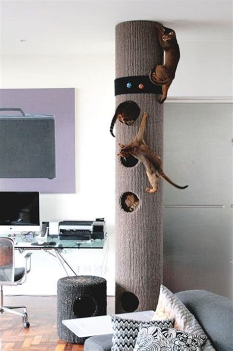 cat scratching tree Cat furniture, Cat tree, Diy cat tree