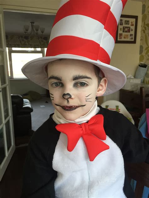 cat and the hat homemade costume