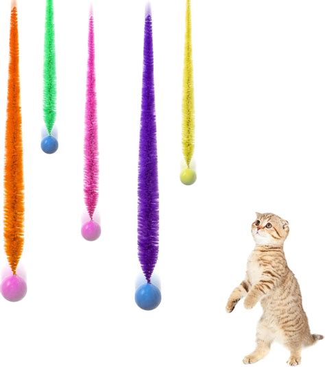 Cat Ate Fuzzy Worm Toy