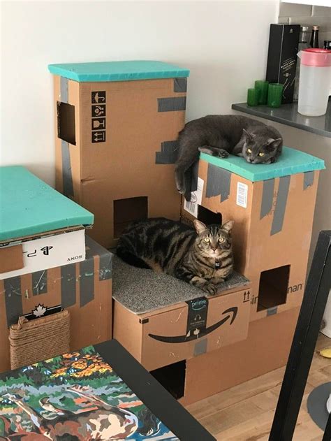 Cat Box Tower Diy