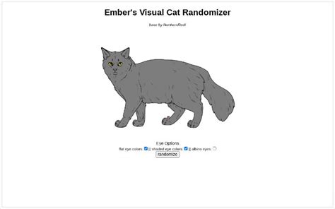 cat breed generator perchance