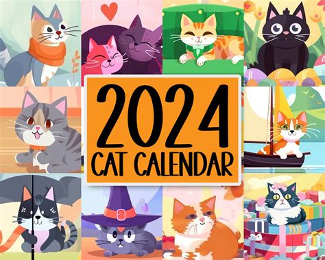 Cat Calendars 2024
