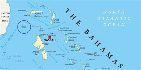cat cay bahamas map