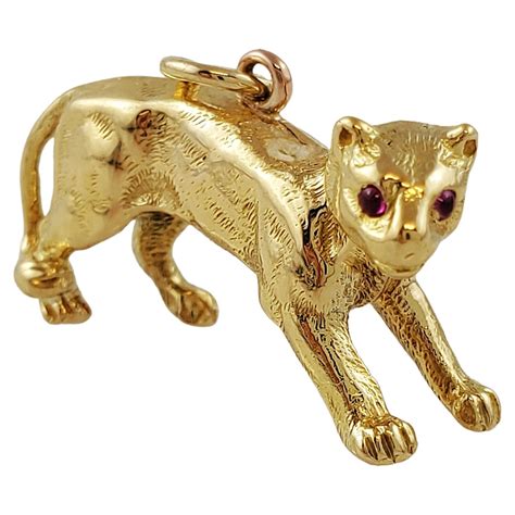Cat Charm Gold