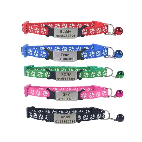 Cat Collars with Names on Them