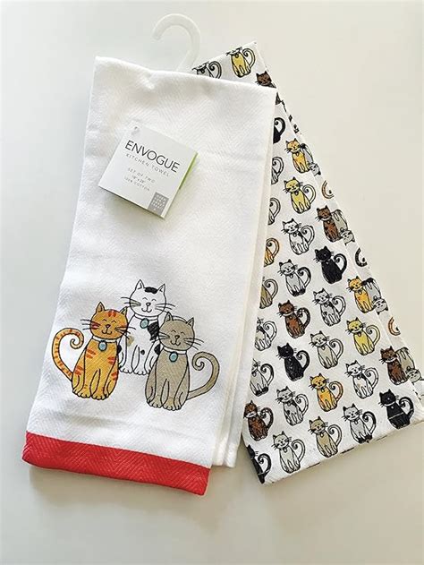 cat dish towels for cat lovers