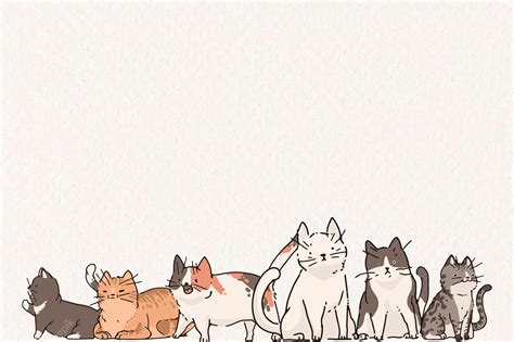 Cat Drawing Backgrounds