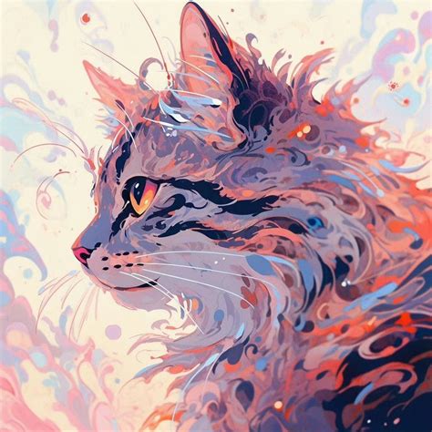 cat drawing cool