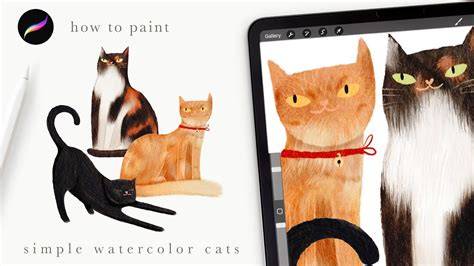 cat drawing procreate
