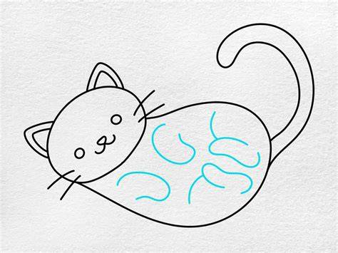 cat drawing simple