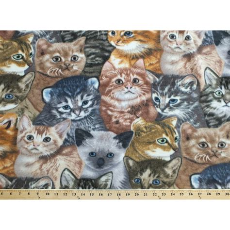 cat fleece fabric