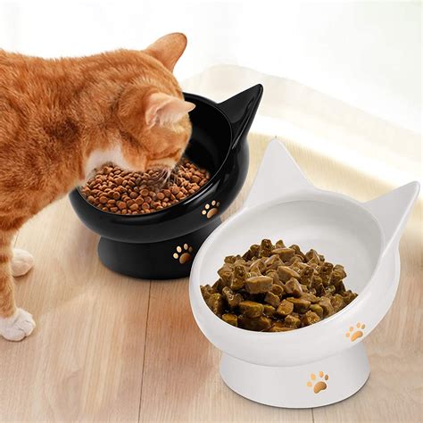 cat food bowls elevated