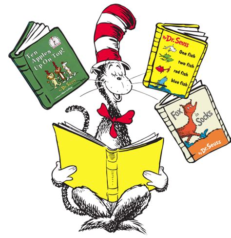 cat in the hat reading transparent background