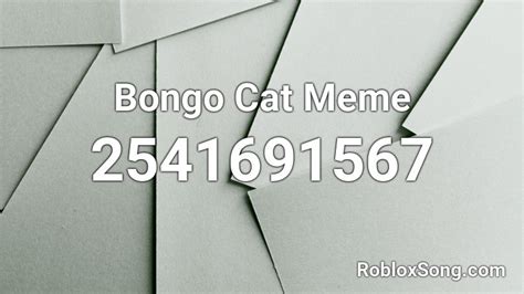 cat meme roblox id