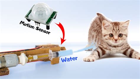cat motion sensor air blaster