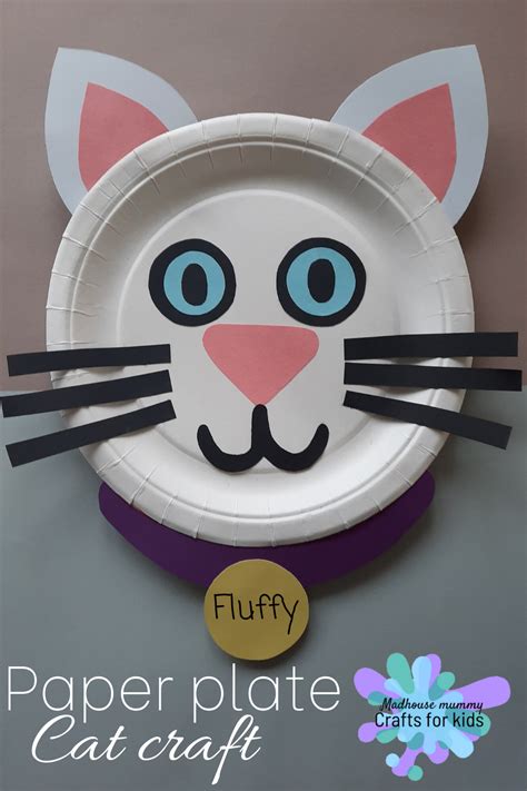 cat paper plate craft