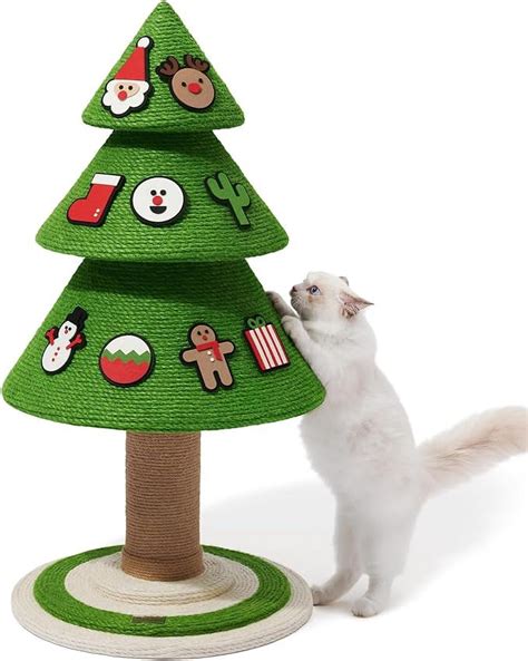 Cat Scratch Post Christmas Tree