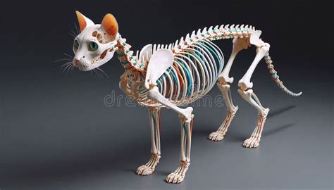 猫の骨格標本 解剖学モデル