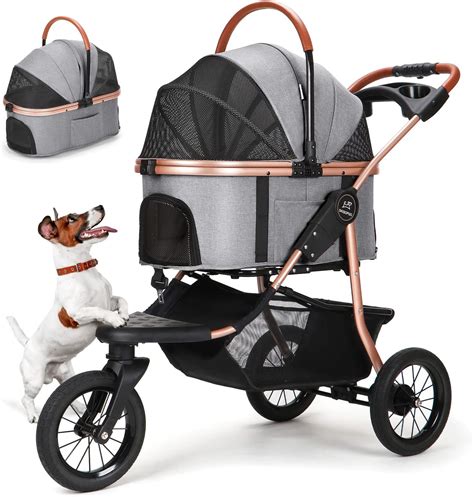 Cat Stroller With Rubber Wheels
