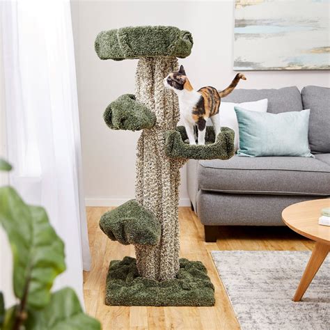 Cat Tree Made Of Carpet