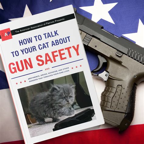 cat with vet and gun safety