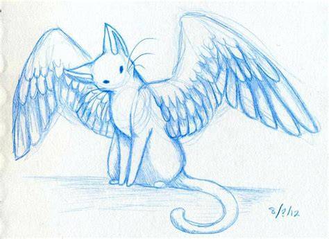 Winged Cat AUCTION CLOSED by CometShine on DeviantArt