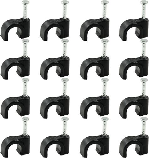 Cat6 Cable Clips Black