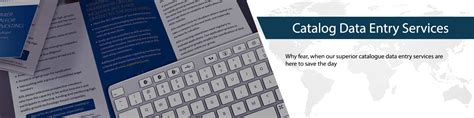 Catalog Data Entry Services
